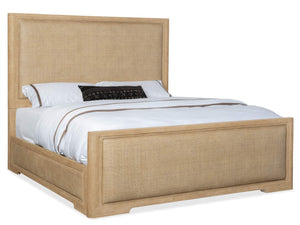 Retreat Queen Cane Panel Bed - Light Wood | Hooker Furniture - 6950-90250-80