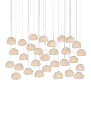 Currey & Co Virtu 30-Light Linear Multi-Drop Pendant | 9000-1182