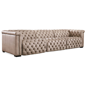Savion Grandier Power Recliner Sofa w/ Power Headrest | Hooker Furniture - SS434-GP3-082