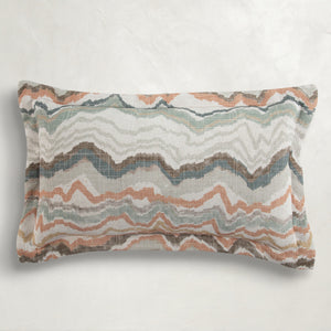 Sand Castle Indoor Lumbar Pillow | Gabriella White - SCH-G105-202234