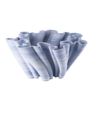 Twirl Blue Bowl | Currey & Co - 1200-1015