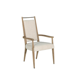 Highland Oak High Back Dining Arm Chair - Dawn | Gabriella White - SCH-175986