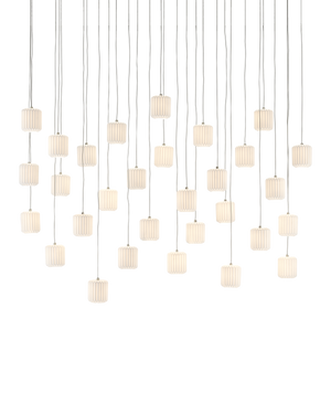 Currey & Co Dove 30-Light Linear Multi-Drop Pendant | 9000-0714