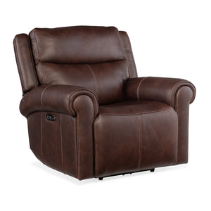 Montel Lay Flat Power Recliner with Power Headrest & Lumbar | Hooker Furniture - SS705-PHL1-047