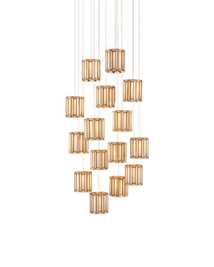 Currey & Co Daze 15-Light Round Multi-Drop Pendant | 9000-0891