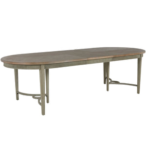 Whitlock Mindi Veneer Oval Extendable Dining Table - Natural Cerused | Gabriella White - SCH-167230