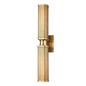 Gibbs Wall Sconce | Hudson Valley Lighting - 7032-AGB