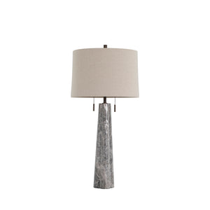 Margaret Marble Rubbed Bronze Table Lamp | Gabriella White - SCH-175742