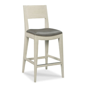 Cashiers Counter Stool - Graystone Finish | Woodbridge Furniture - 7084-65