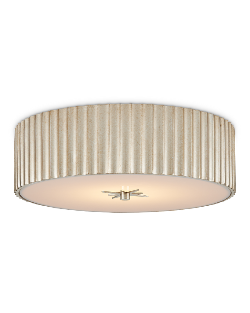 Currey & Co Caravel Silver Flush Mount | 9999-0066