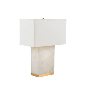 Maxx Alabaster Stained Gold Table Lamp | Gabriella White - SCH-153700