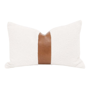 The Split Decision 20" Essential Lumbar Pillow, Set of 2 | Essentials For Living - 7207-20.BOU-SNO/WB