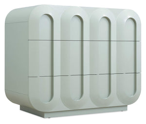 Commerce and Market Groove Three-Drawer Chest - Greens | Hooker Furniture - 7228-85129-35