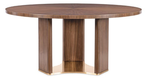 Eleana Round Dining Table - Medium Wood | Hooker Furniture - 7252-75201-85