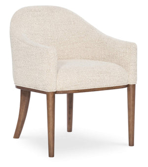 Eleana Upholstered Arm Chair - Beige | Hooker Furniture - 7252-75400-85