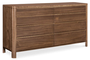 Eleana Eight Drawer Dresser - Medium Wood | Hooker Furniture - 7252-90202-85