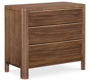 Eleana Three Drawer Nightstand - Medium Wood | Hooker Furniture - 7252-90216-85