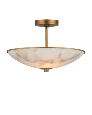 Volterra Small Semi-Flush Mount | Currey & Co - 9000-1477