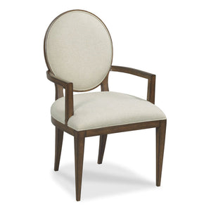 Ovale Arm Chair - Tobacco Finish | Woodbridge Furniture - 7320-04
