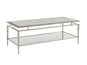 Athene Stainless Cocktail Table | Lexington Furniture - 732-945C