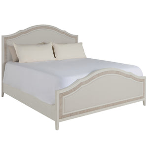 Grand Bermuda Sungkai Wood Classic Bed - King, Whitewash | Gabriella White - SCH-176060