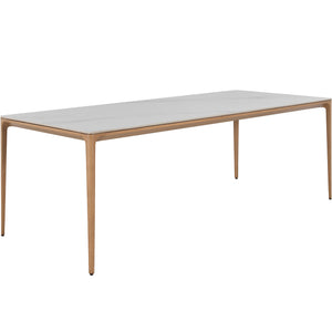 Palma Aluminum Rectangle Outdoor Table - Aluminum | Summer Classics - 1510143