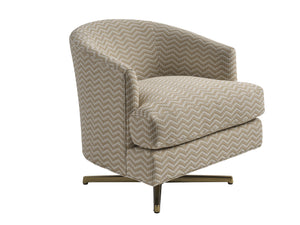La Costa - Graves Swivel Chair - Brass | Lexington Furniture - 7654-11BSW-60