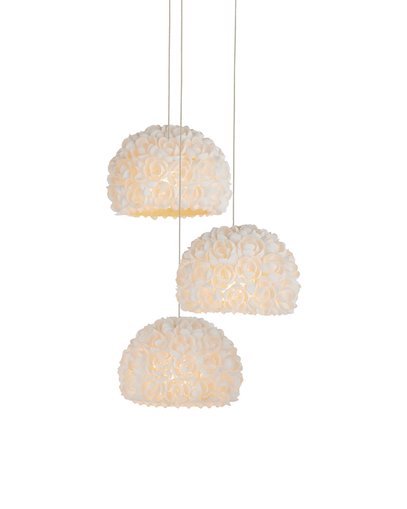 Currey & Co Virtu 3-Light Round Multi-Drop Pendant | 9000-1178