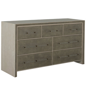Alford Mindi Dresser - 7 Drawers, Natural Shagreen | Gabriella White - SCH-175496