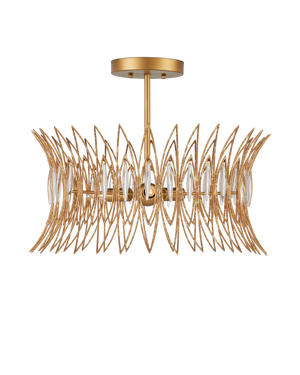 Marquise Semi-Flush Mount | Currey & Co - 9000-1325