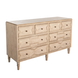 Everest Mindi Dresser - 8 Drawers, Antiqued Bronze | Gabriella White - SCH-170215