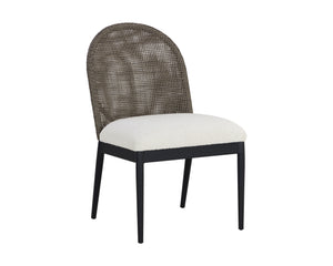 Calandri Dining Chair - Black - Louis Cream (Set of 2) | Sunpan Furniture - 111684