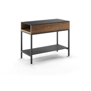 Reveal 1196 Modern Glass Top End Table | BDI Furniture - Natural