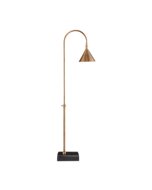 Currey & Co Vision Brass Floor Lamp | 8000-0094