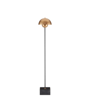Currey & Co La Rue Brass Floor Lamp | 8000-0095
