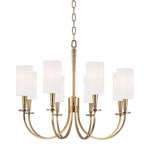 Mason Chandelier | Hudson Valley Lighting - 8028-AGB