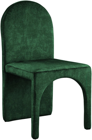 Summer Green Velvet Upholstered Dining Side Chair (Set of 2) | Meridian Furniture - 803Green-SC
