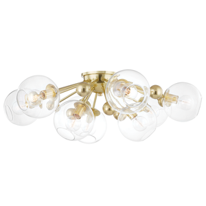 Abbott Semi Flush | Hudson Valley Lighting - 8042-AGB
