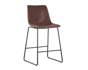 Cal Counter Stool - Antique Brown (Set of 2) | Sunpan Furniture - 104036