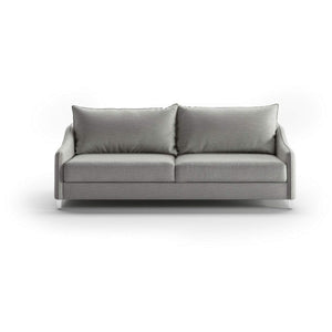 Ethos King Sofa Sleeper - Oliver 173 - 234/9 Chrome | Luonto Furniture - ETHO-DNT-OLIV/173-234/9-CR
