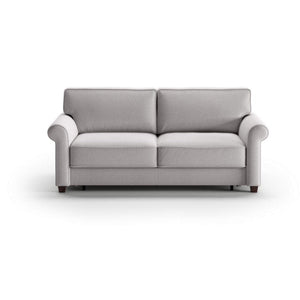 Casey Queen Loveseat Sleeper - Rene 01 - 104/6 Walnut | Luonto Furniture - CASE-CHY-RENE/01-104/6-WA