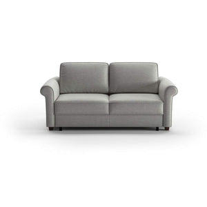 Charleston Queen Loveseat Sleeper - Oliver 173 - 104/6 Walnut | Luonto Furniture - CHAR-CLV-OLIV/173-104/6-WA