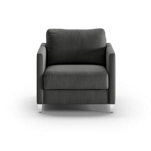 Elfin Cot Chair Sleeper - Luna 35 - 234/9 Chrome (Lux) | Luonto Furniture - ELFI-ANT-LUNA/35-234/9-CR