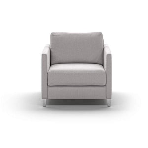 Elfin Cot Chair Sleeper - Rene 01 - 234/9 Chrome (Lux) | Luonto Furniture - ELFI-ANT-LUX-RENE/01-234/9-CR
