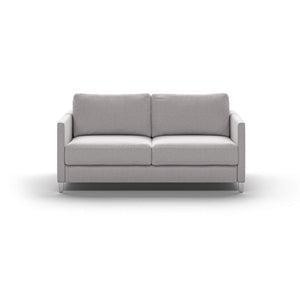 Elfin Queen Loveseat Sleeper - Rene 01 - 234/9 Chrome (Lux) | Luonto Furniture - ELFI-CNT-RENE/01-234/9-CR