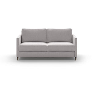 Elfin Queen Loveseat Sleeper - Rene 01 - 126/9 Walnut (Lux) | Luonto Furniture - ELFI-CNT-RENE/01-126/9-WA