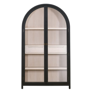 Toulouse Display Cabinet | Essentials For Living - 8110.BLK-BIR/NO