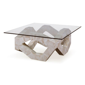 Clamstone Cocktail Table | Maitland Smith - 8128-33