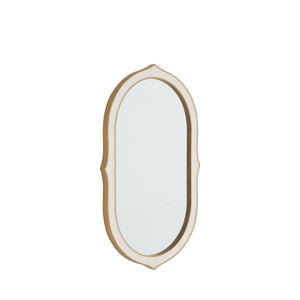 Allie Elongated Vanity Mirror - Gilded Gold | Gabriella White - SCH-175395