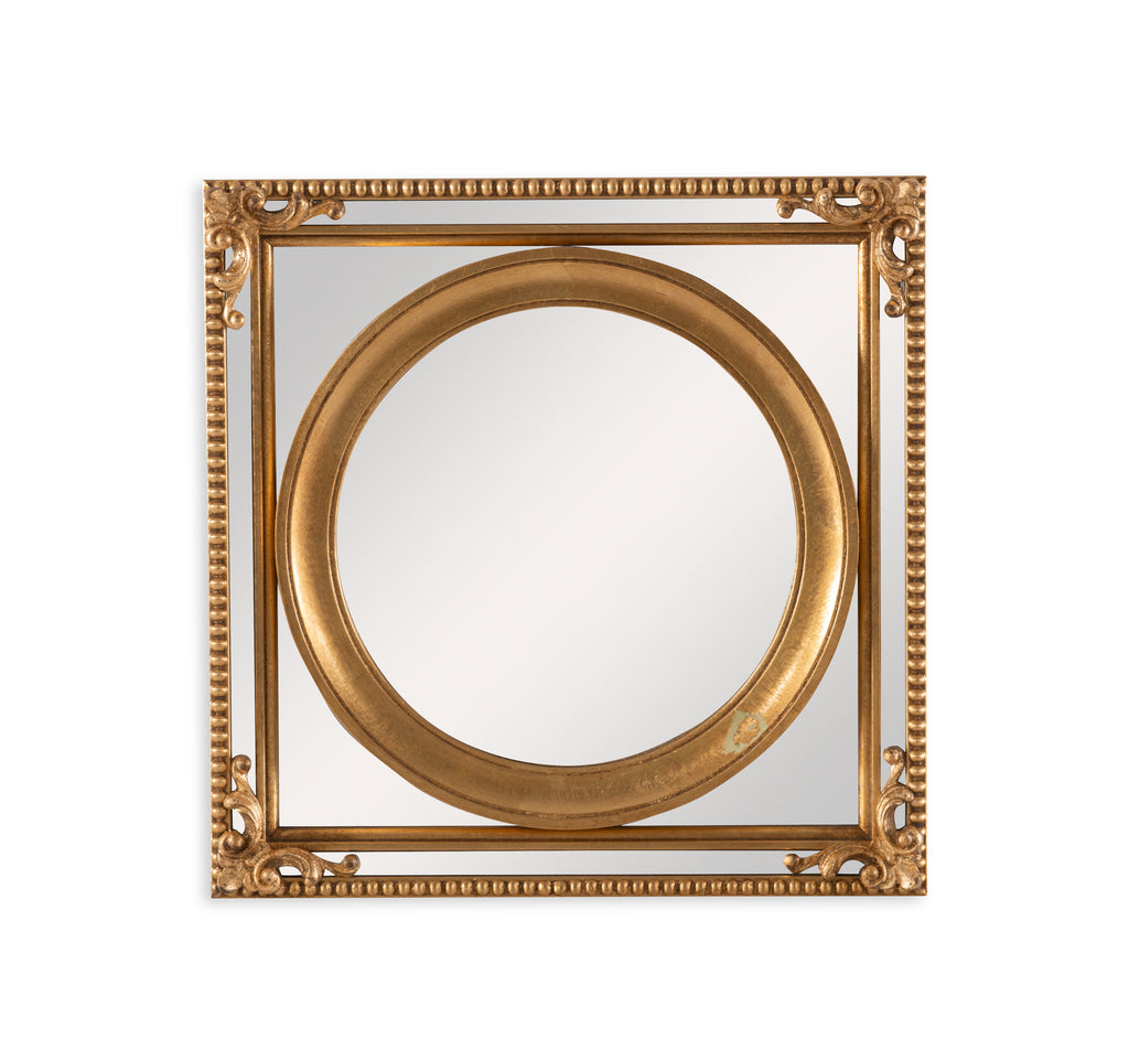 Handcarved Mirror With Gold Details | Maitland Smith - 8359-28
